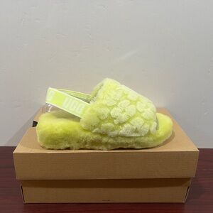 Ugg Fluff Yeah Slide, 1118459, California Poppy, Pollen